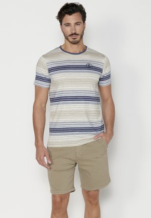 SHORT SLEEVE  - T-Shirt print - beige