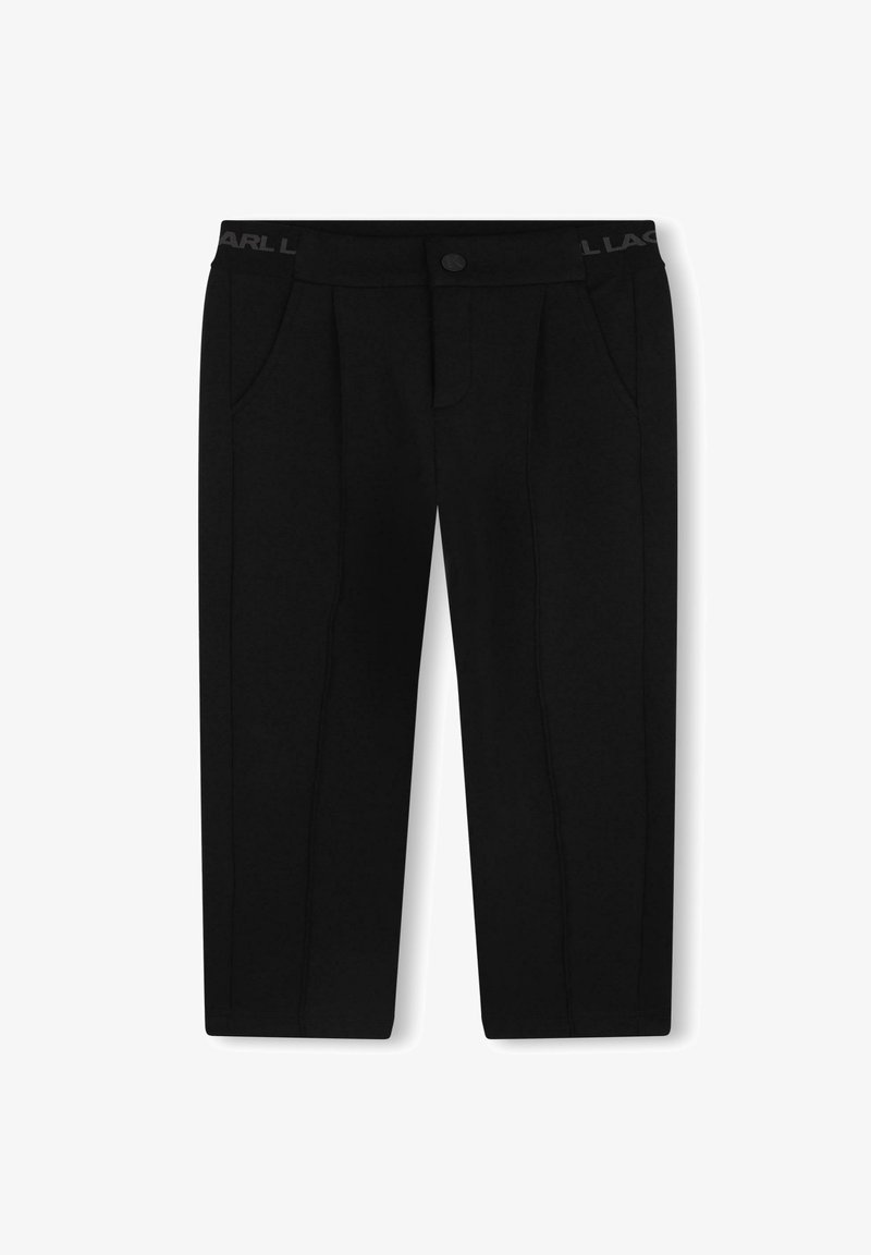 KARL LAGERFELD KIDS PRESSIONNÉ - Pantalon classique - black