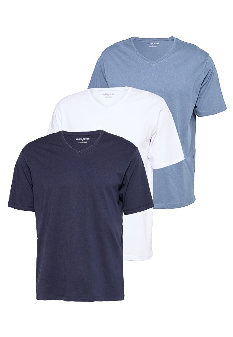 jack & jones T-shirt basic blauw jack & jones T-shirt basic blauw