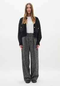 Pantalon classique - black/white