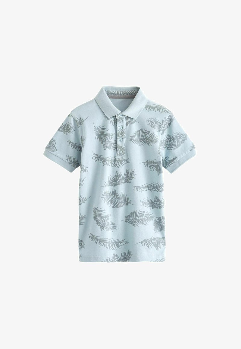 Next ALL-OVER PRINT SHORT SLEEVE - REGULAR FIT - Polo - blue palm