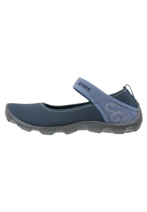DUET BUSY DAY - Ankle strap ballet pumps - navy/graphite