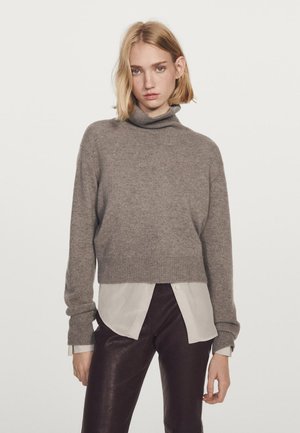 Massimo Dutti Maglione - light brown