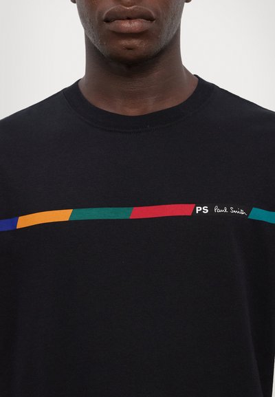 PS Paul Smith REG FIT SS T SHIRT - T-shirts med print - black