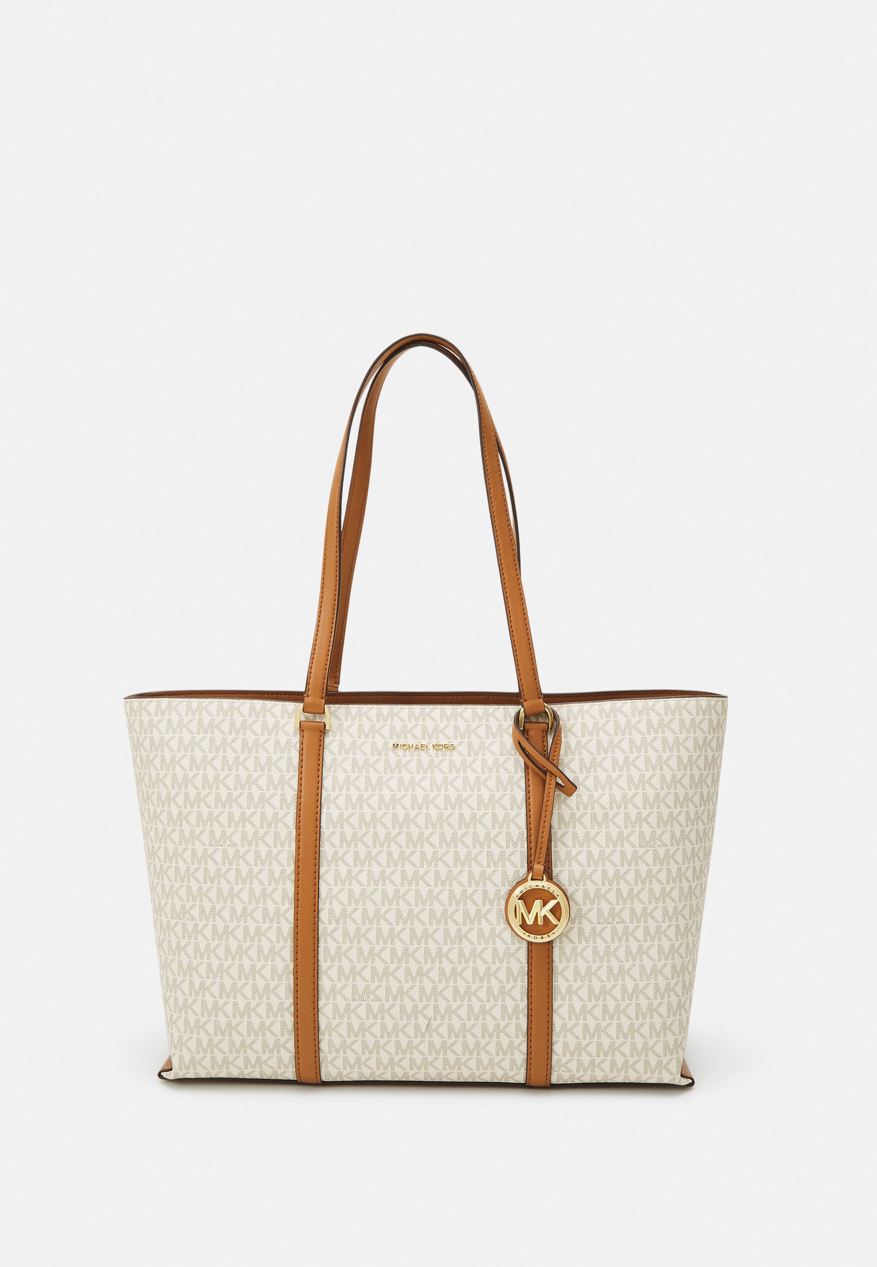 MICHAEL Michael Kors TEMPLE TOTE - Shopping Bag - vanilla/acrn 