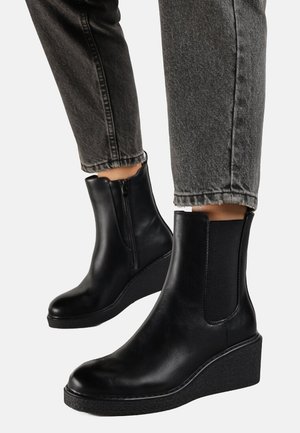 Bottines compensées - noir