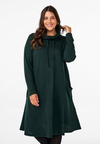 Zizzi Svetríkové šaty - scarab mel