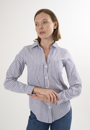STRIPED LONG SLEEVE - Blus - dark blue