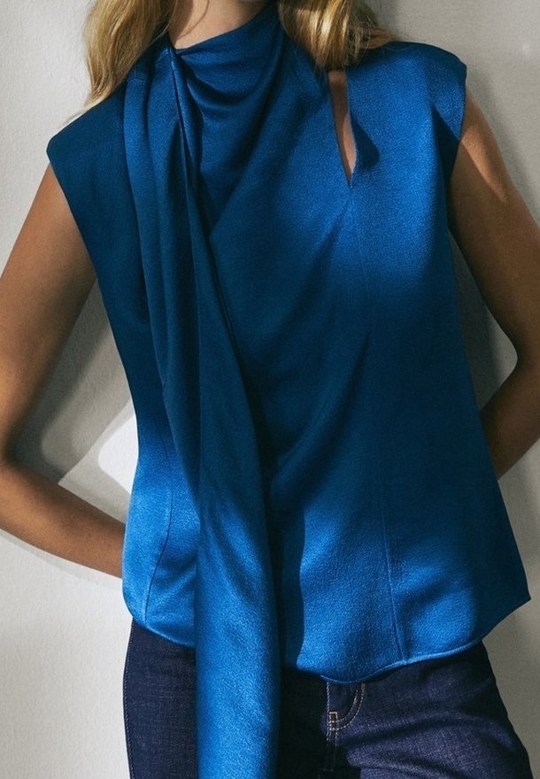 Massimo Dutti Blus - dark blue