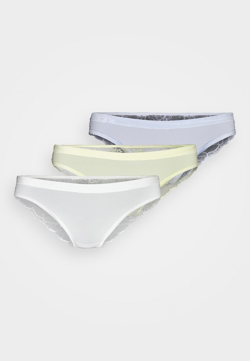 DORINA LEAH 3PACK - Cuecas - blue/ivory/yellow