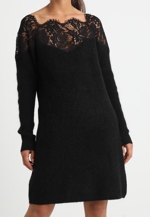 Gebreide jurk - black