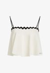 SCALLOP CROPPED SHEER BEACH - Accessoire de plage - cannoli cream
