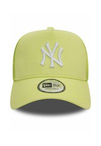 New Era AFRAME TRUCKER NEW YORK YANKEES PASTEL - Gorra - lime green
