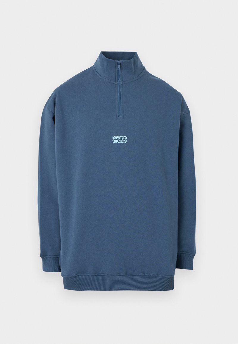 Kaotiko Sweater met rits blauw