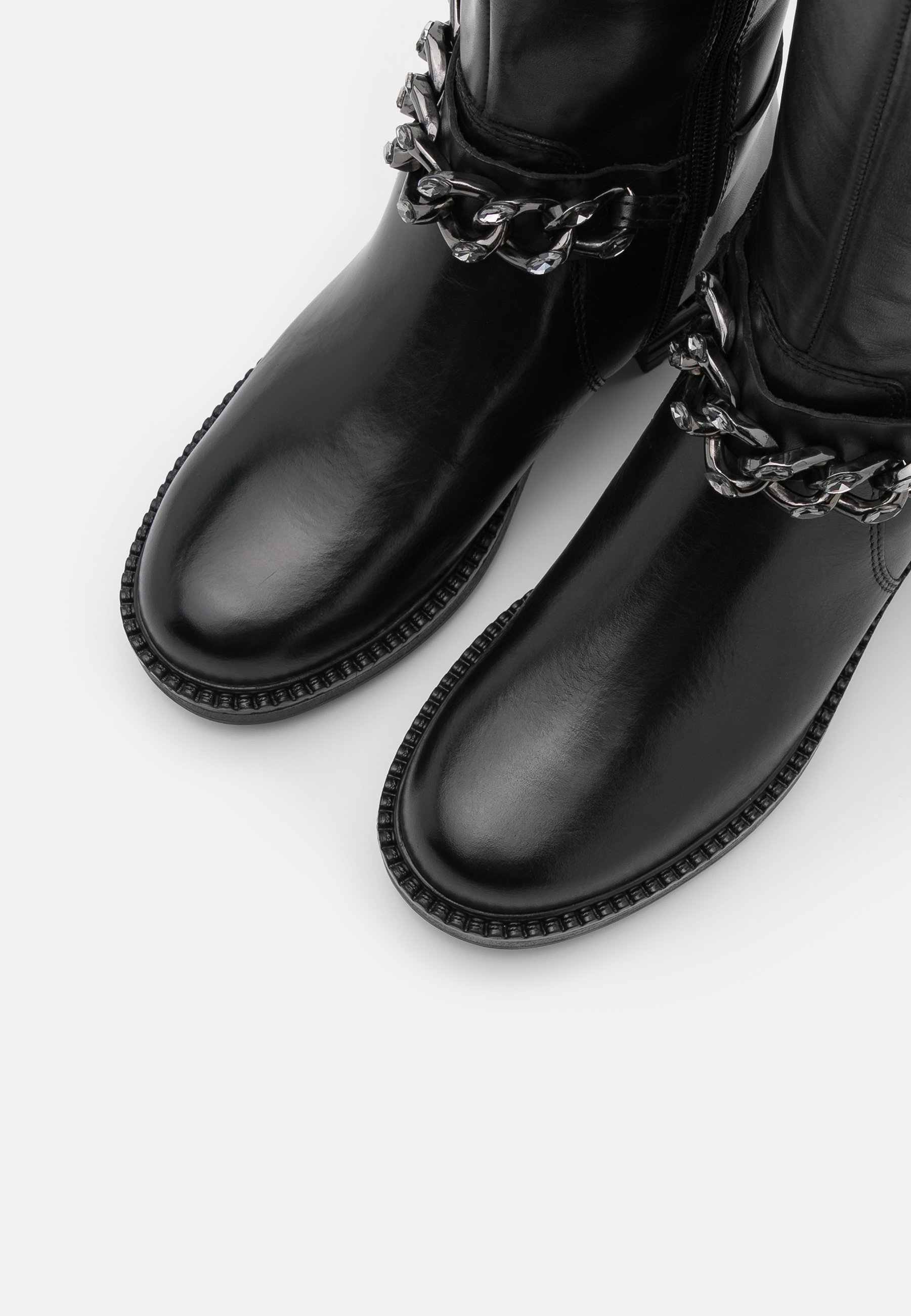 kurt geiger silver boots