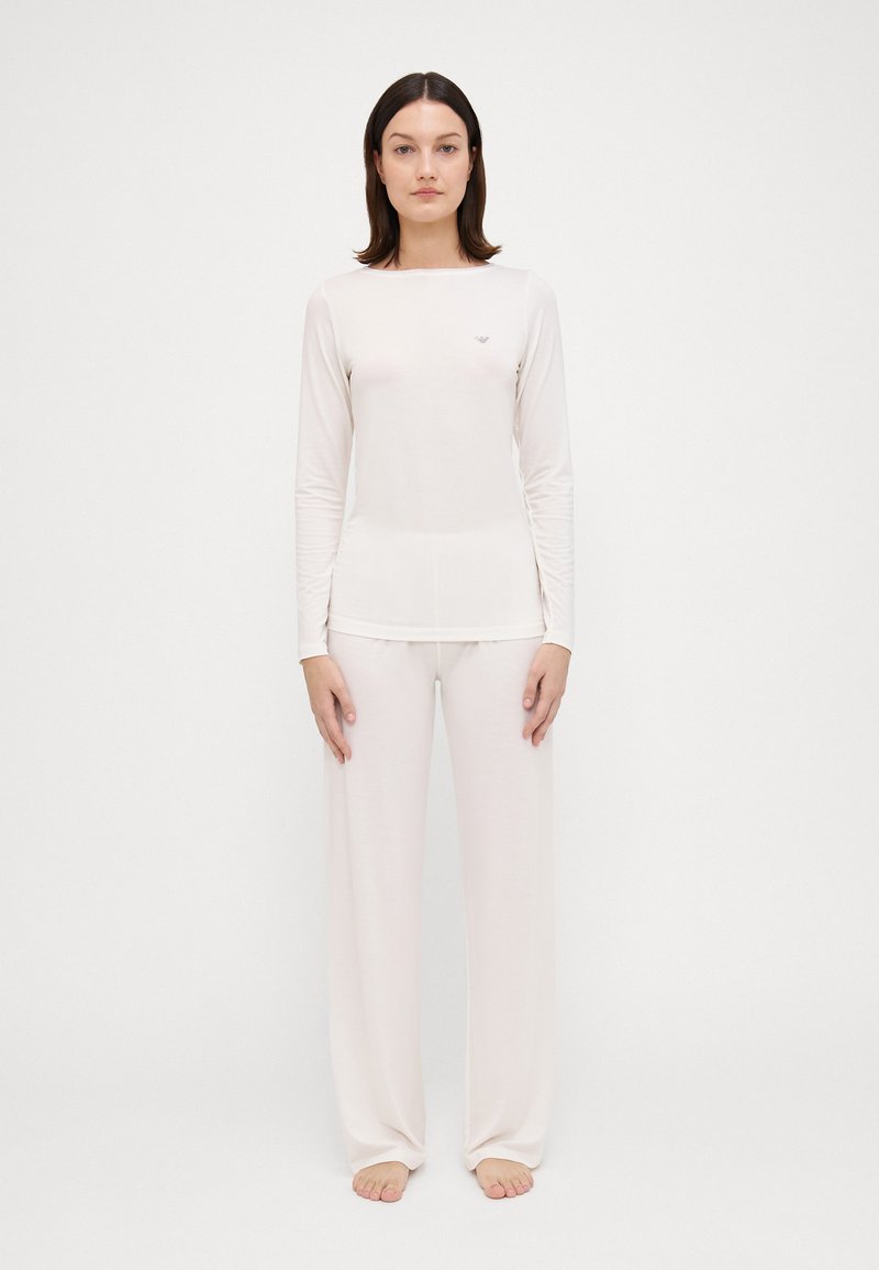 Emporio Armani Pyjama set - yogurt/off-white - Zalando