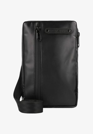 Greenburry UPCYCLED TARPAULIN - Bandolera - black