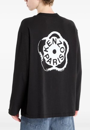 Kenzo, KENZO GOTS BOKE FLOWER 2.0 RELAX LON - Maglietta a manica lunga - black