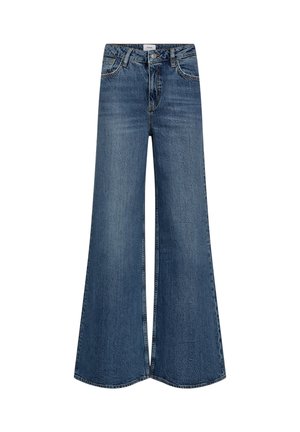PISA HR WIDE  - Wide leg - medium blue denim
