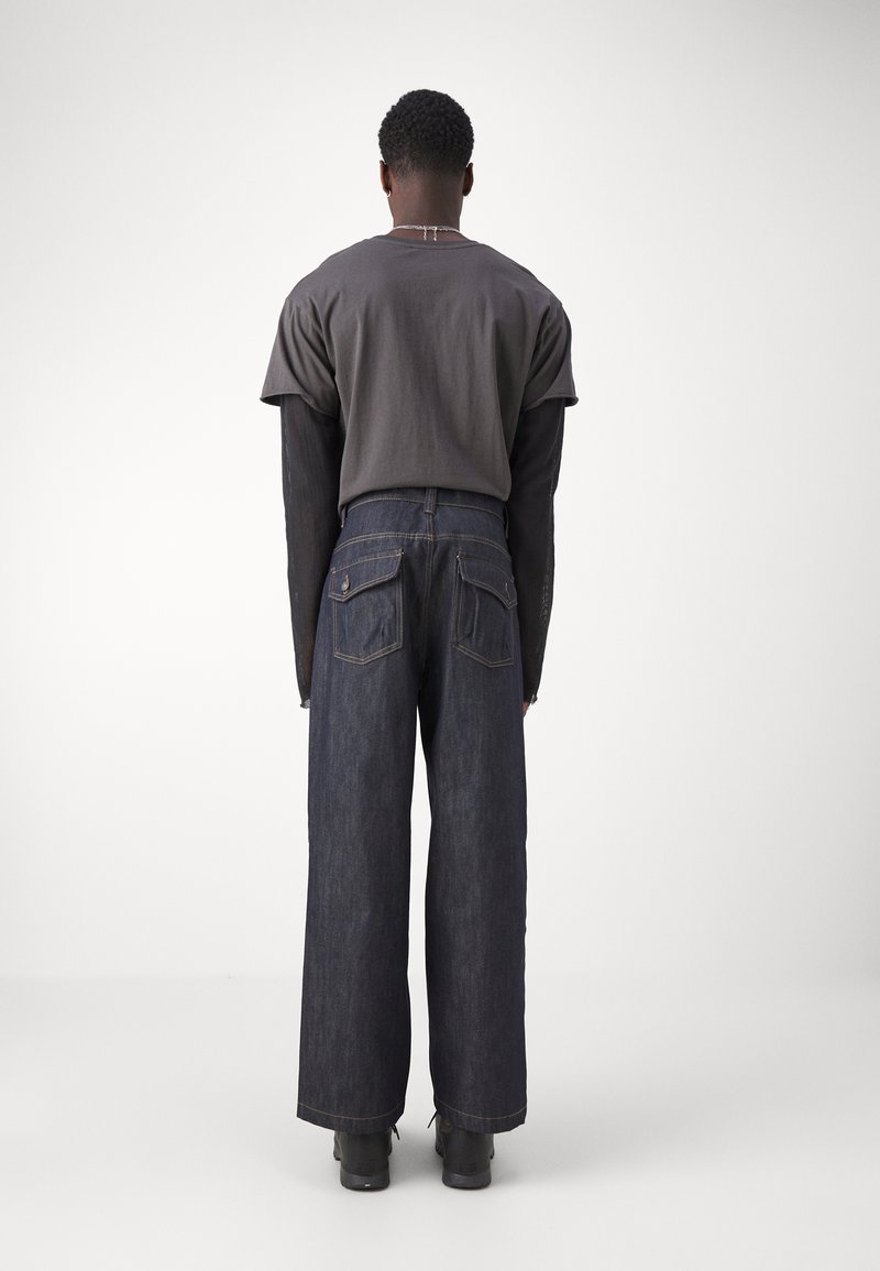 Jaded London RAW RAZOR JEAN - Loose Jeans - dark wash/dark-blue 