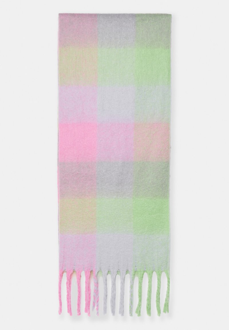Vero Moda VMIVY LEAGUE SCARF - Sall - forest shade/pinkcosmic skygriffin