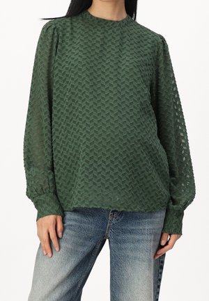 Blouse - dark green
