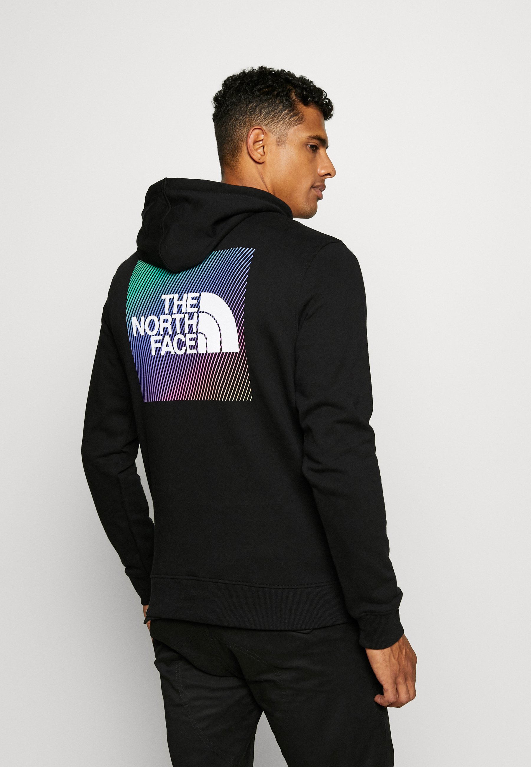 The North Face Graphic Hoodie Kapuzenpullover Tnf Black Tnf White Schwarz Zalando De
