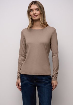 Langarmshirt - braun