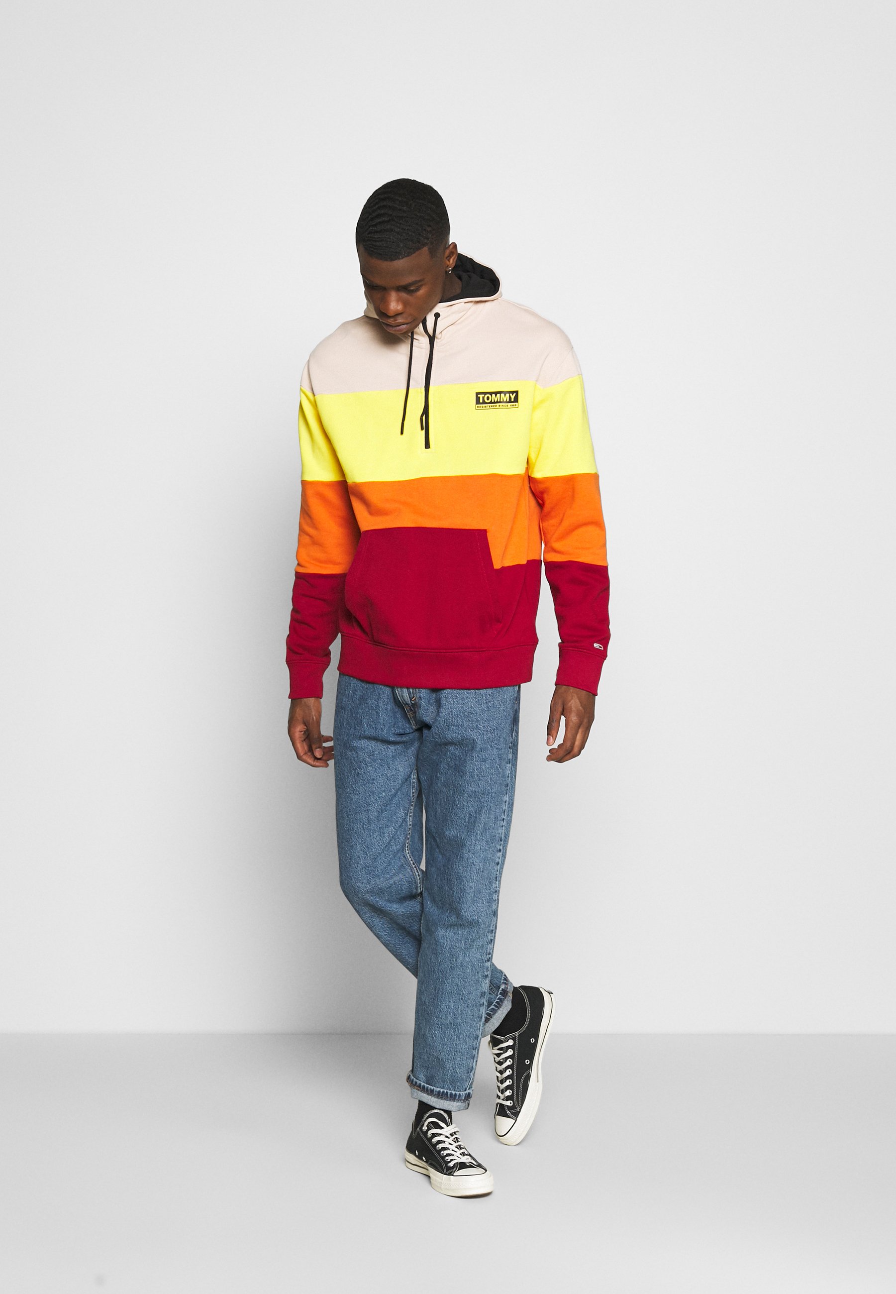Tommy Jeans Funnel Neck Half Zip Hoodie 