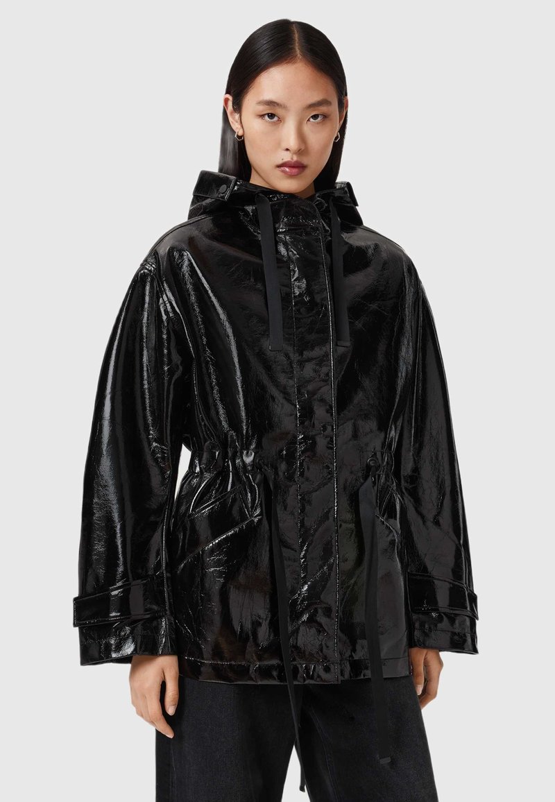 AllSaints KELSIE SHINE JACKET - Casaco leve - black