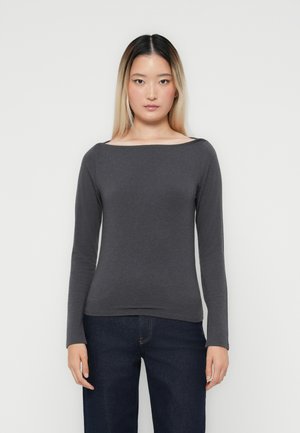 ONLSIA BOATNECK BOX - Longsleeve - blackened pearl