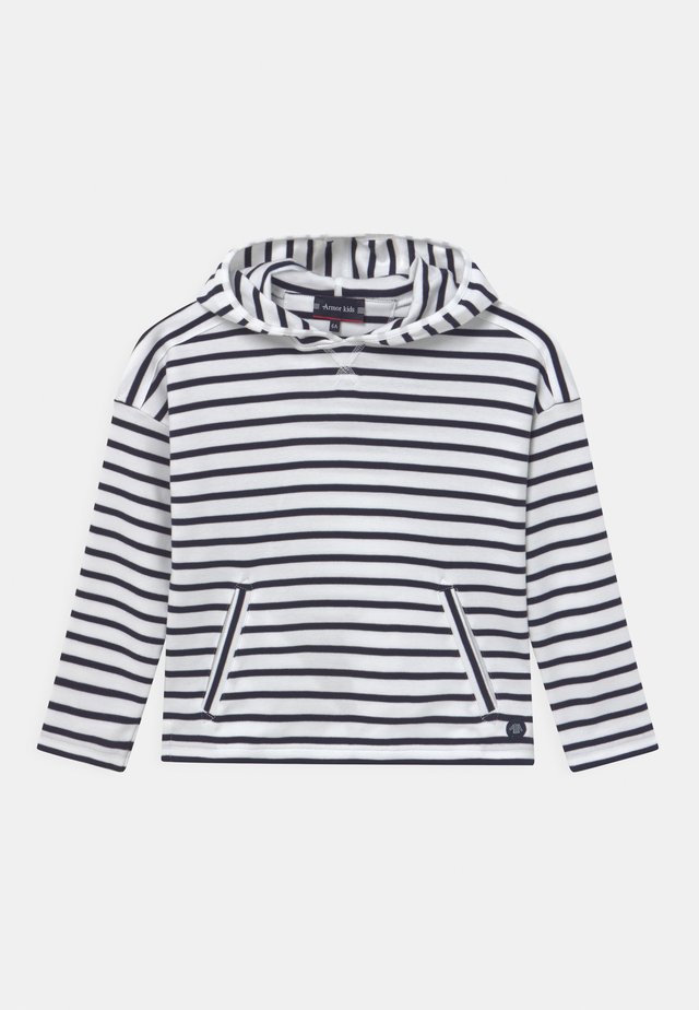 STRIPED UNISEX - Long sleeved top - blanc navy