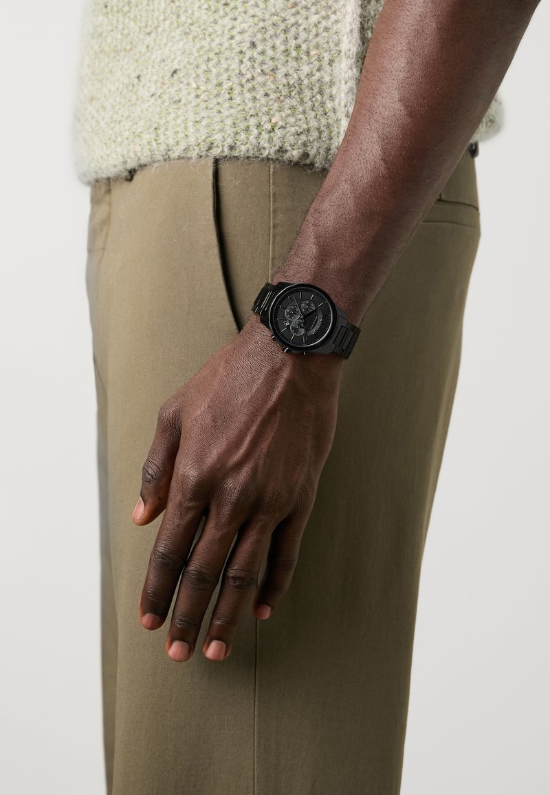 Armani Exchange BANKS SET - Kronografklockor - black