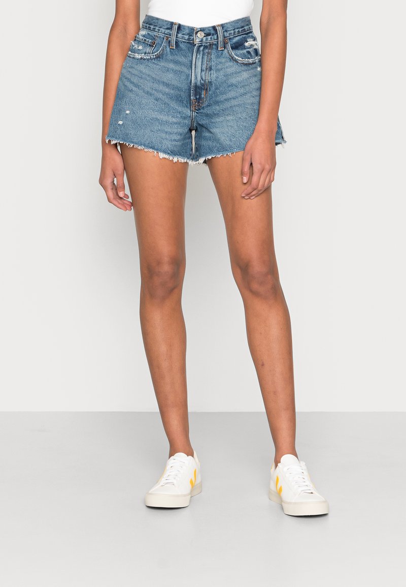 Abercrombie & Fitch Jeans Shorts dark/black denim Zalando.at