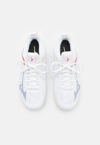 Mizuno WAVE DIMENSION - Obuća za odbojku - white/aleutian/cloud pink