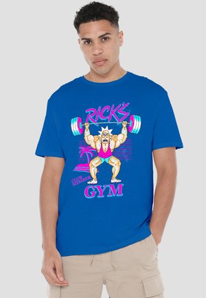 Cotton Soul, RICK AND MORTY RICKS GYM - Print T-shirt - royal blue