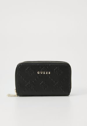 DOUBLE ZIP MINI WALLET - Portofel - black