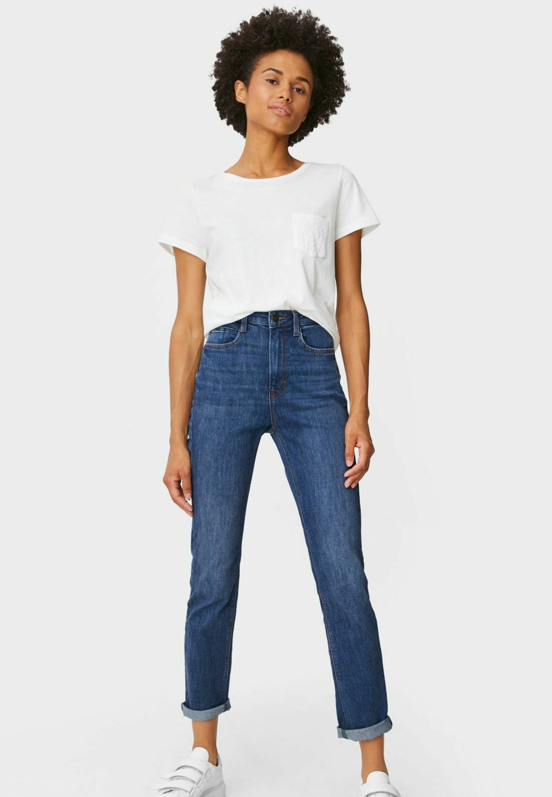 C\u0026A Slim fit jeans - denim blue/Blauw denim/bluedenim - Zalando.nl
