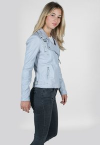 Freaky Nation PRINCESS - Chaqueta de cuero - xenon blue