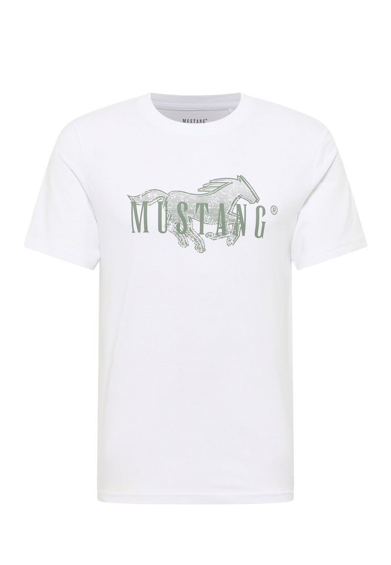 mustang T-shirt print wit mustang T-shirt print wit