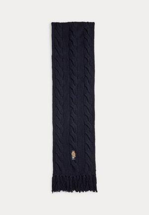 POLO BEAR CABLE KNIT WOOL BLEND SCARF - Fular - navy