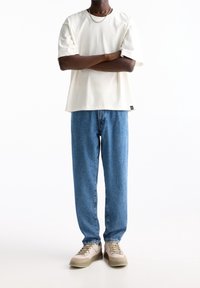 PULL&BEAR Džíny Straight Fit - blue denim