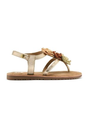 FLOR METALIZADA NEWRY - T-bar sandals - platino