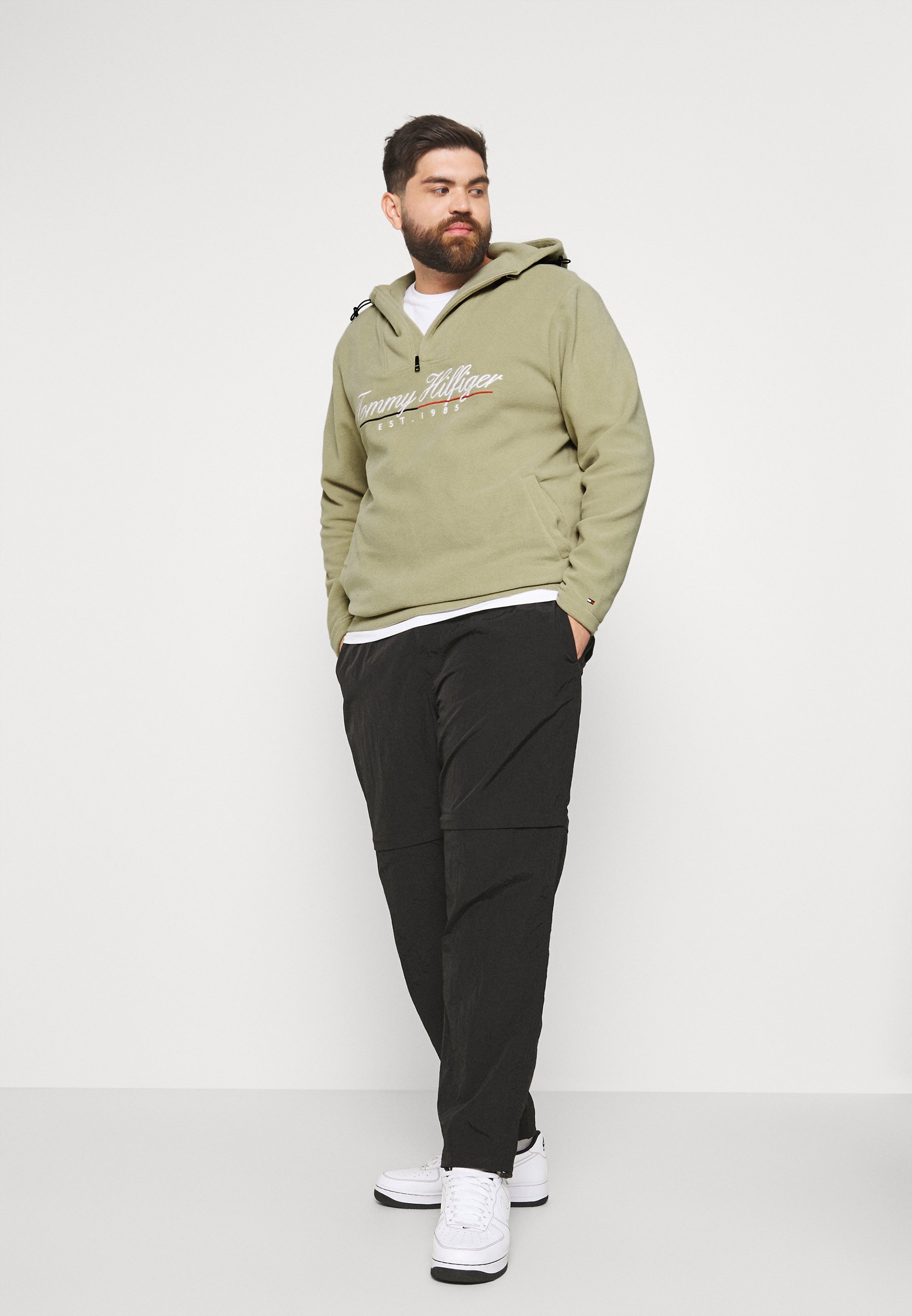 Tommy Hilfiger POPOVER UNISEX - Felpa in pile - desert tan/sabbia -  Zalando.it