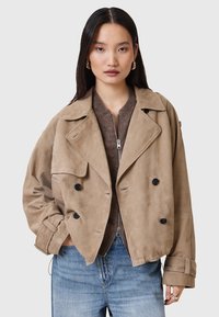 AllSaints REYA CROPPED  - Blazer - greige brown