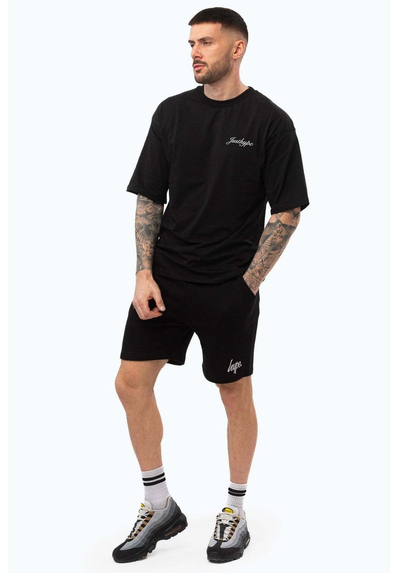 Hype T-shirt print zwart