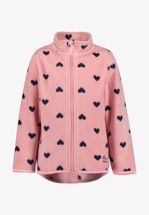 BASICS - Giacca in pile - mauve aop