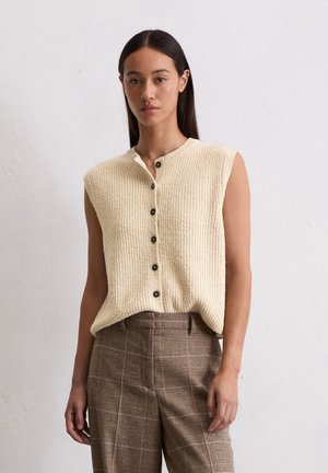 Strickjacke - natural stone