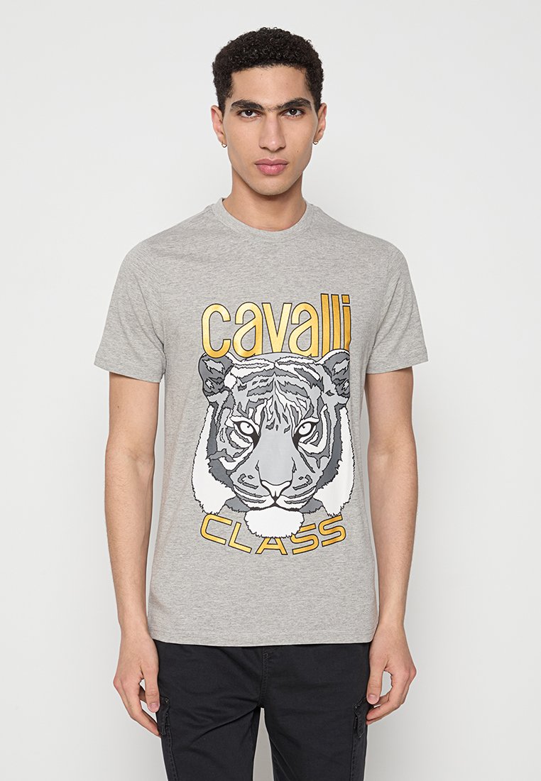 Cavalli Class T-shirt print grijs