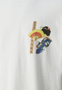 Jack & Jones JORTOKYO MARKET TEE  CREW NECK - T-shirts med print - bright white print:black script